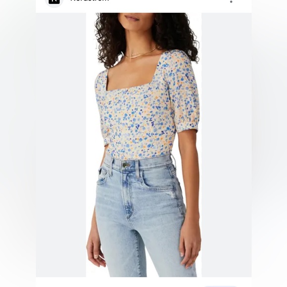 Favorite Daughter Floral Blouse Sz. L NWT - Picture 10 of 13